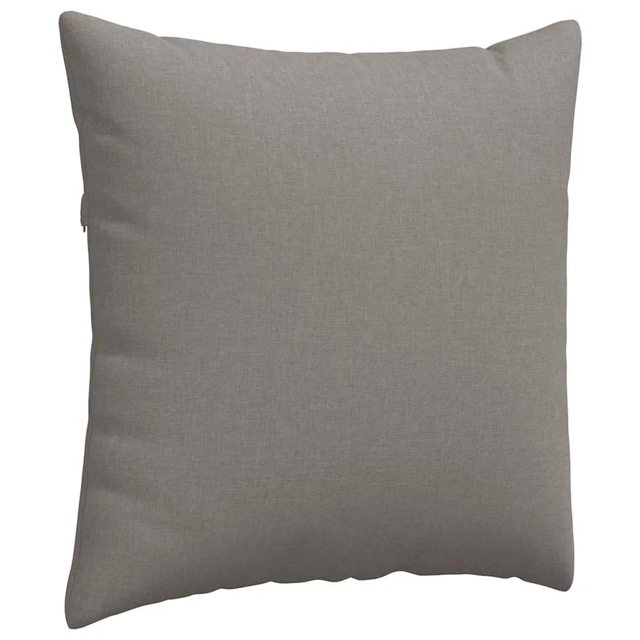 Coussins de canapé 2 pcs Taupe 60 x 60 cm tissu - 5