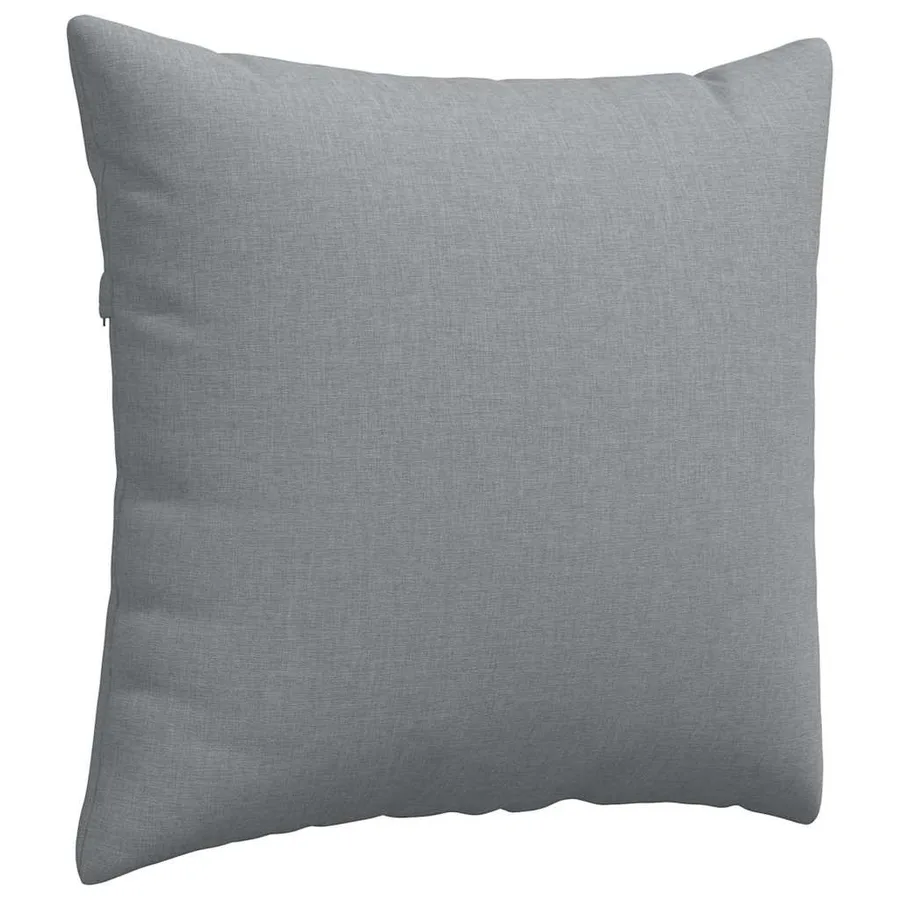 Coussins de canapé 2 pcs Gris clair 50 x 50 cm tissu - 5