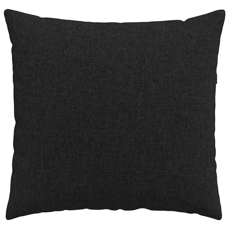 Coussins de canapé 2 pcs Noir 50 x 50 cm tissu - 6