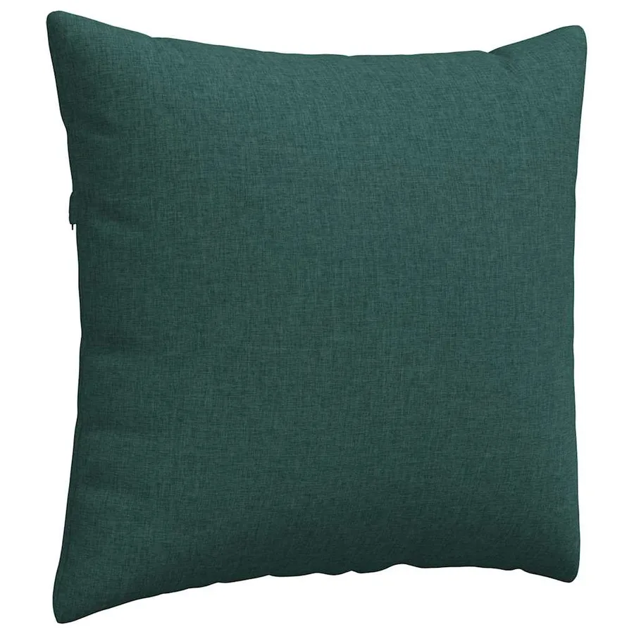 Coussins de canapé 2 pcs Vert foncé 45 x 45 cm tissu - 5