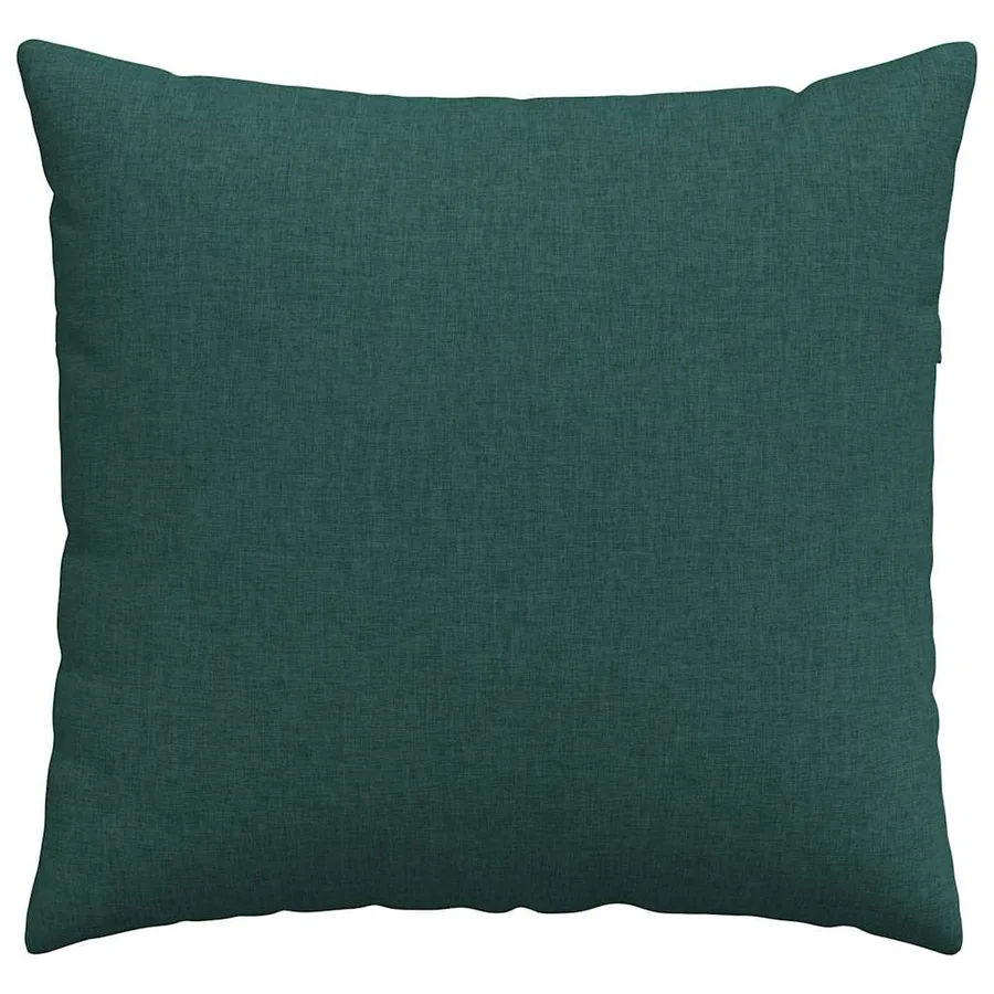 Coussins de canapé 2 pcs Vert foncé 45 x 45 cm tissu - 6