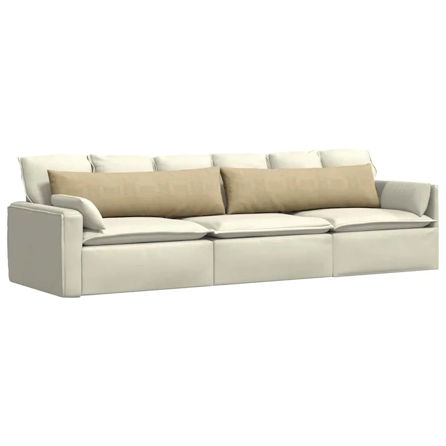 Coussins de canapé 2 pcs Vert gris 145 x 40 cm - 3