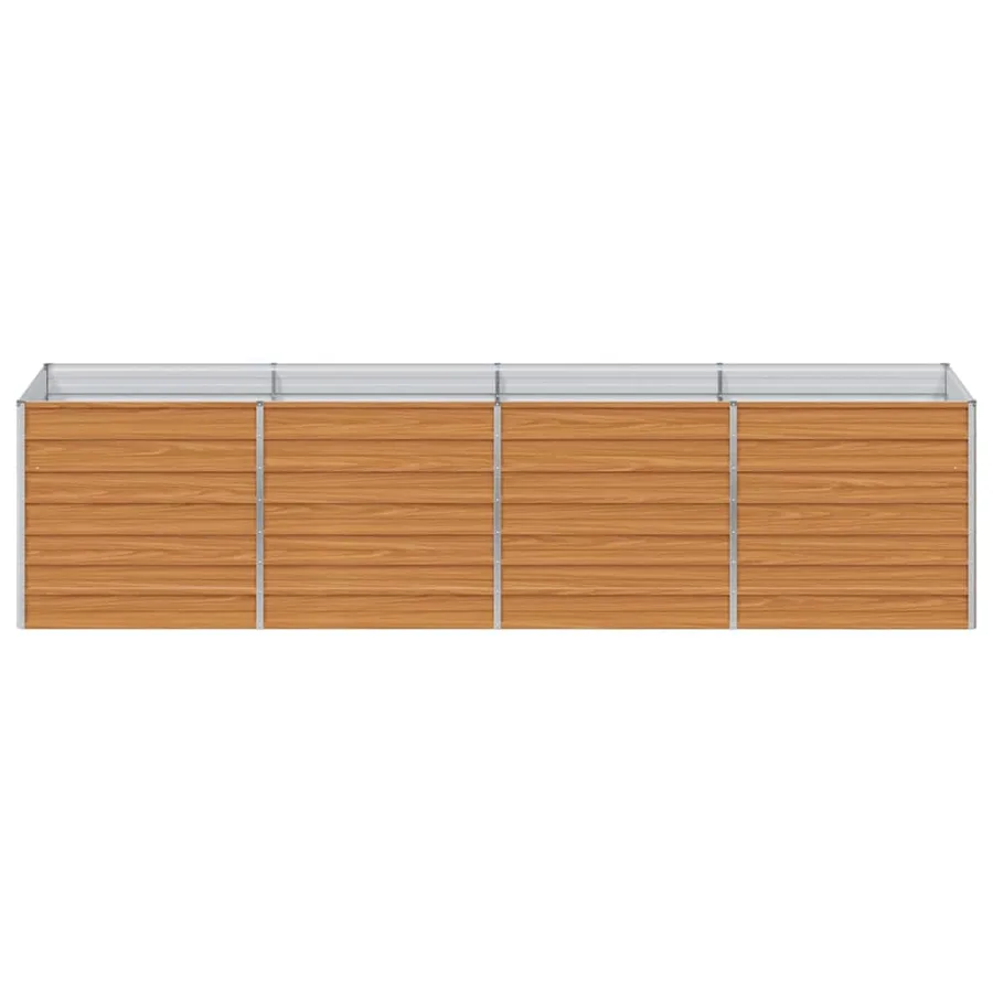 Jardinière surélevée Marron Clair 320 x 80 x 77 cm - 5