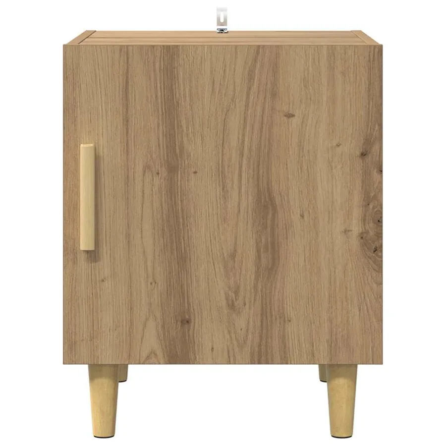 Cabinet de chevet 2 pc Chêne artisanal 40 x 40 x 50 cm - 7