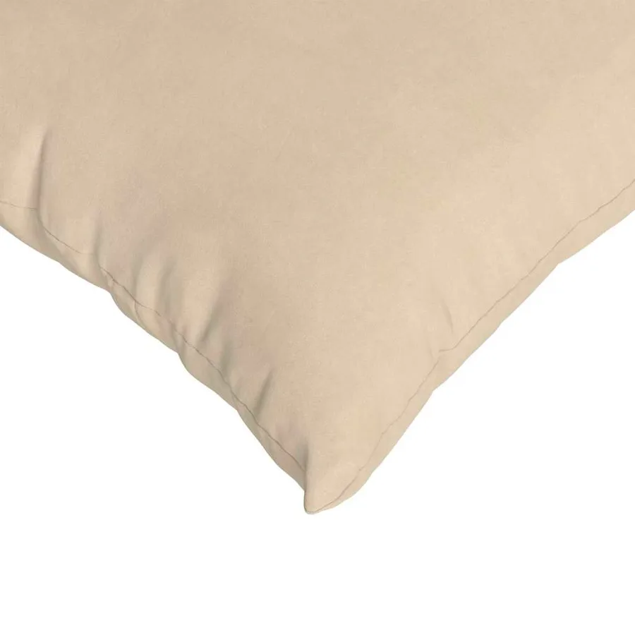Coussins de canapé 2 pcs Crème 80 x 40 cm tissu - 7