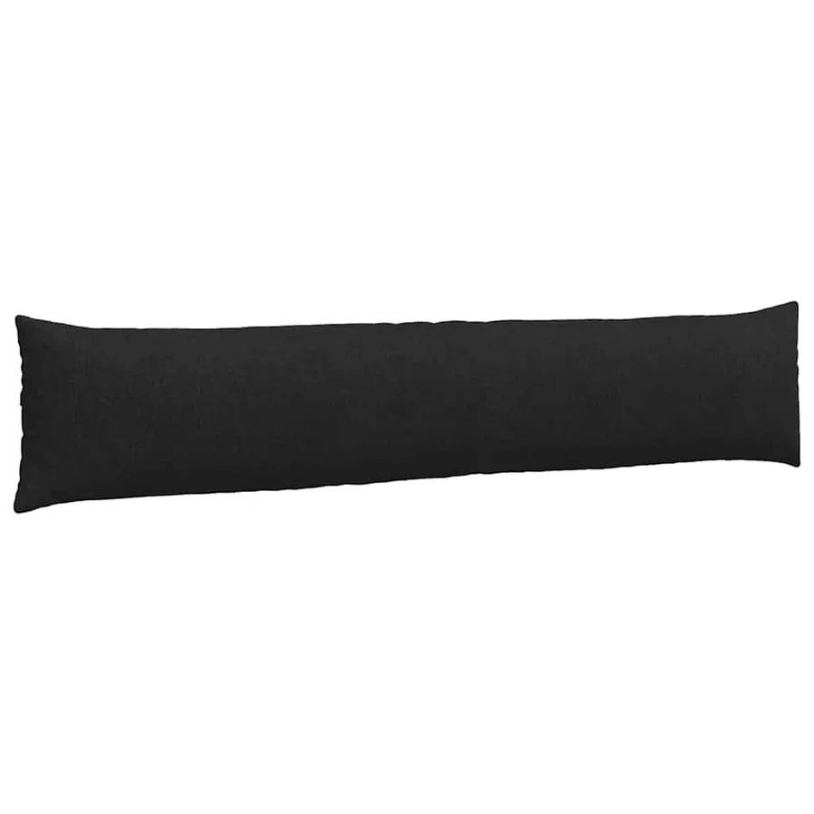 Coussins de canapé 2 pcs Noir 200 x 40 cm tissu - 5