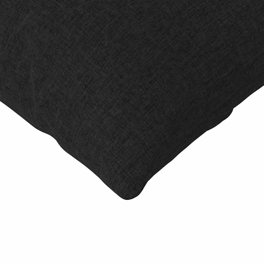 Coussins de canapé 2 pcs Noir 200 x 40 cm tissu - 7