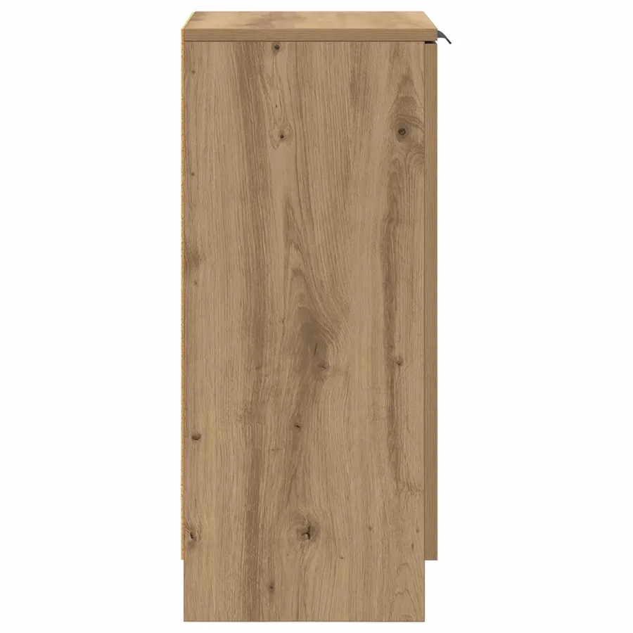 Buffet Chêne artisanal 30 x 30 x 70 cm Bois d'ingénierie - 7