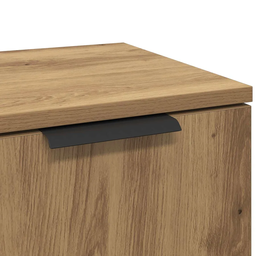 Buffet Chêne artisanal 30 x 30 x 70 cm Bois d'ingénierie - 9