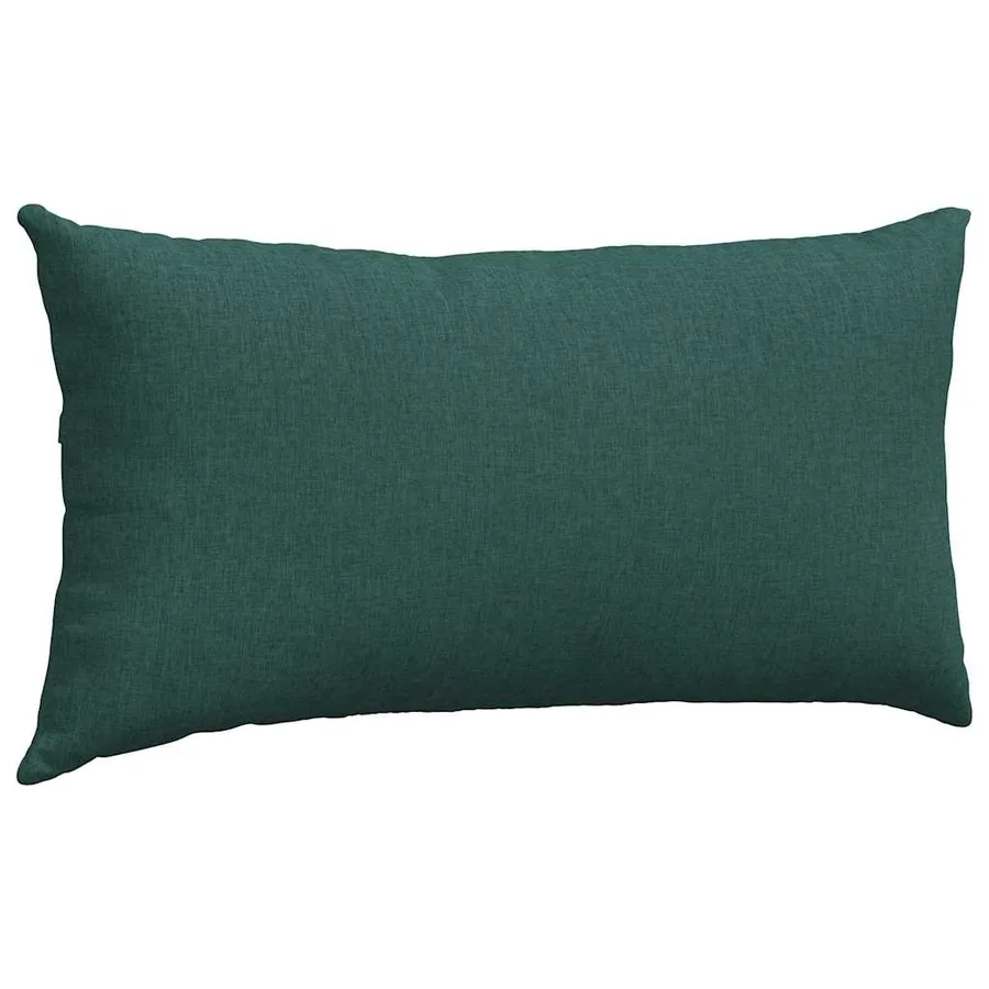 Coussins de canapé 2 pcs Vert foncé 80 x 40 cm tissu - 5