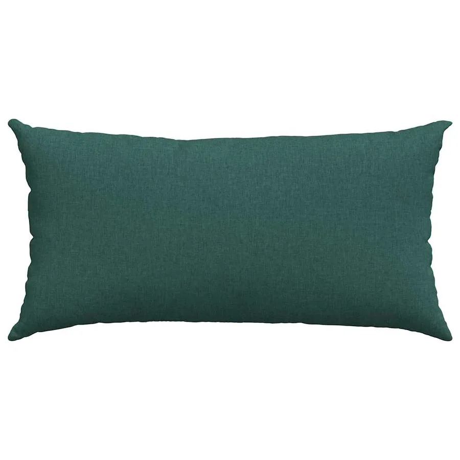 Coussins de canapé 2 pcs Vert foncé 80 x 40 cm tissu - 6