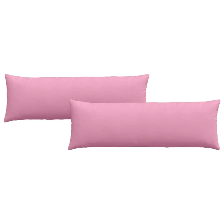 Coussins de canapé 2 pcs Rose 120 x 40 cm tissu - 2