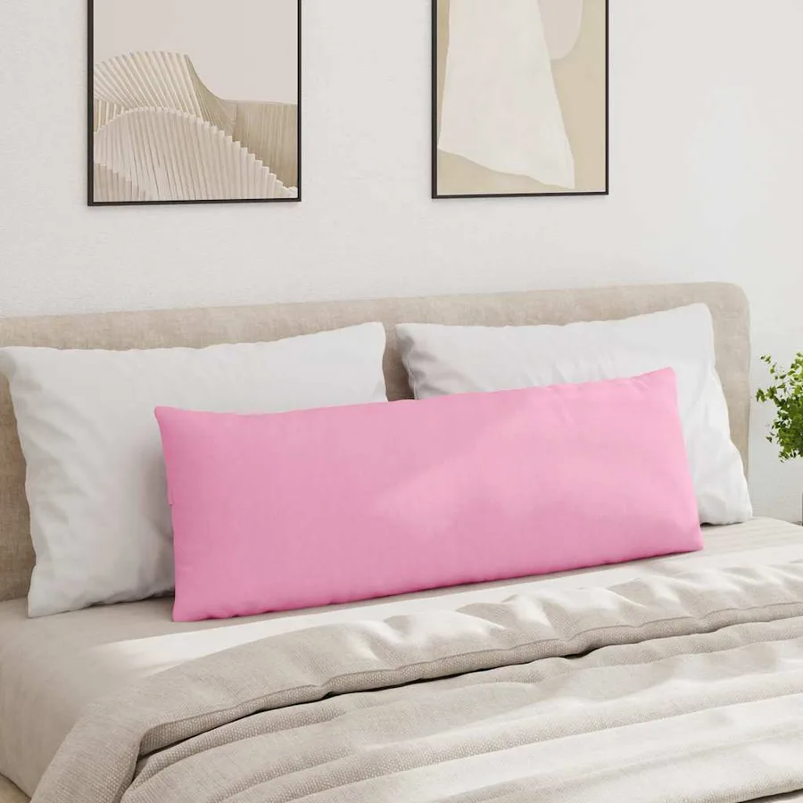 Coussins de canapé 2 pcs Rose 120 x 40 cm tissu - 4