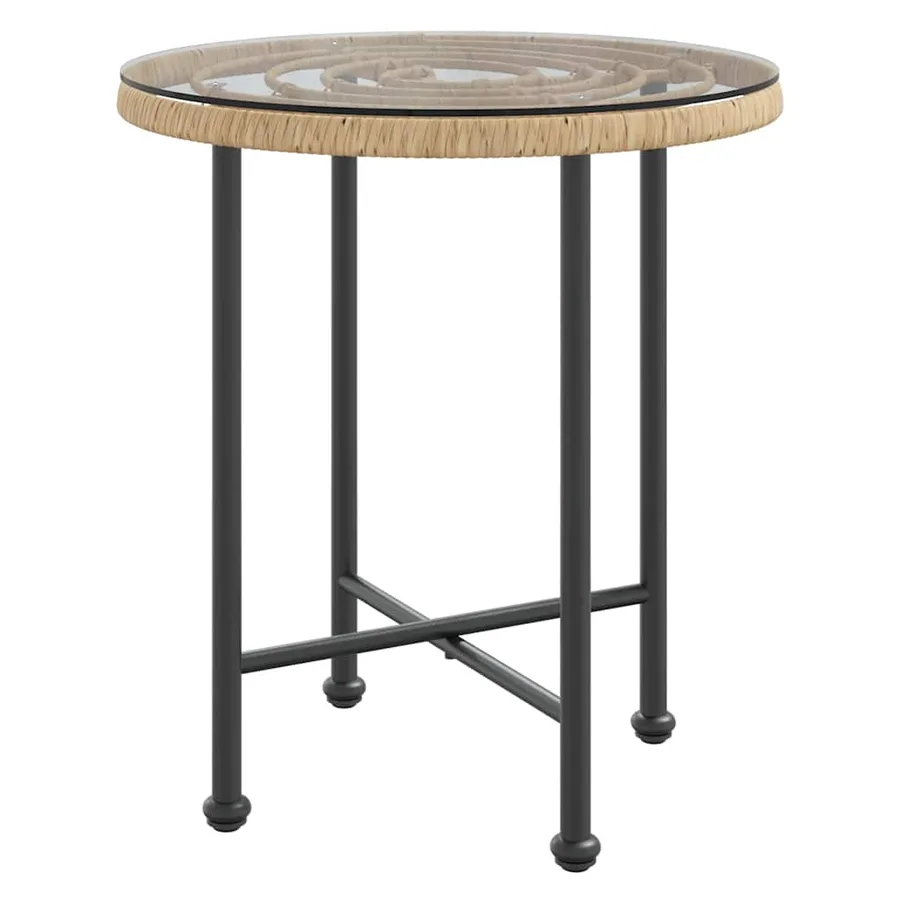 Ensemble à manger de jardin 3 pcs Résine tressée - 7