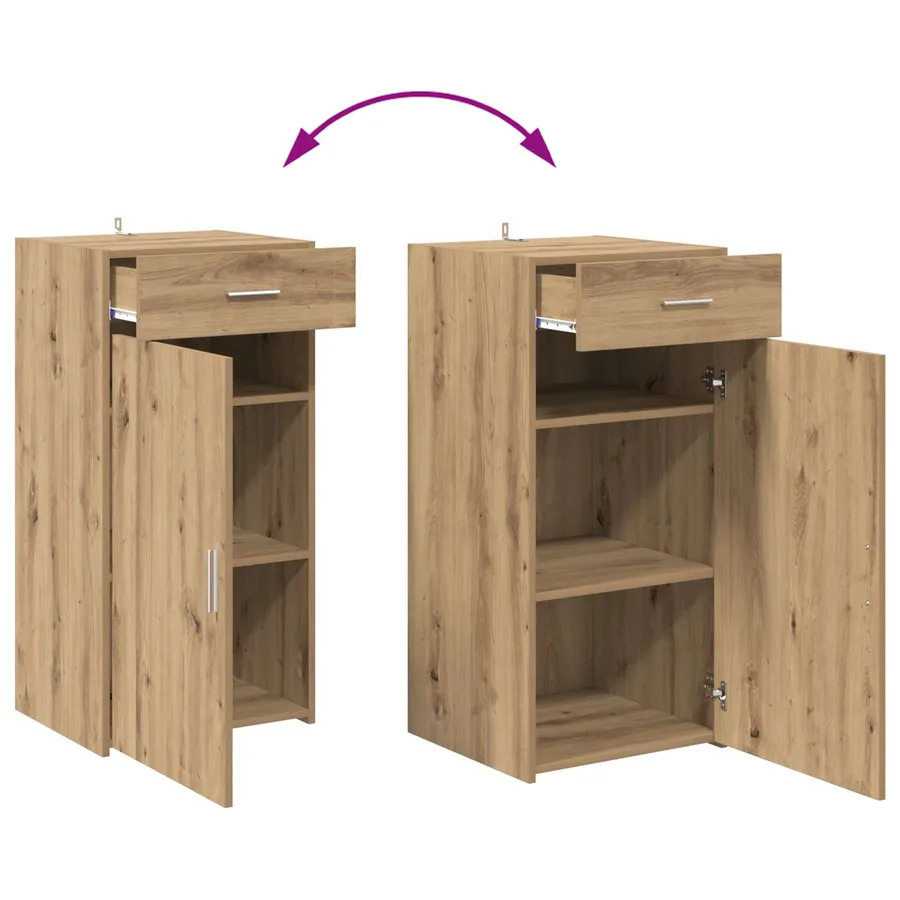 Buffet chêne artisanal 45 x 42,5 x 93 cm Bois d'ingénierie - 12