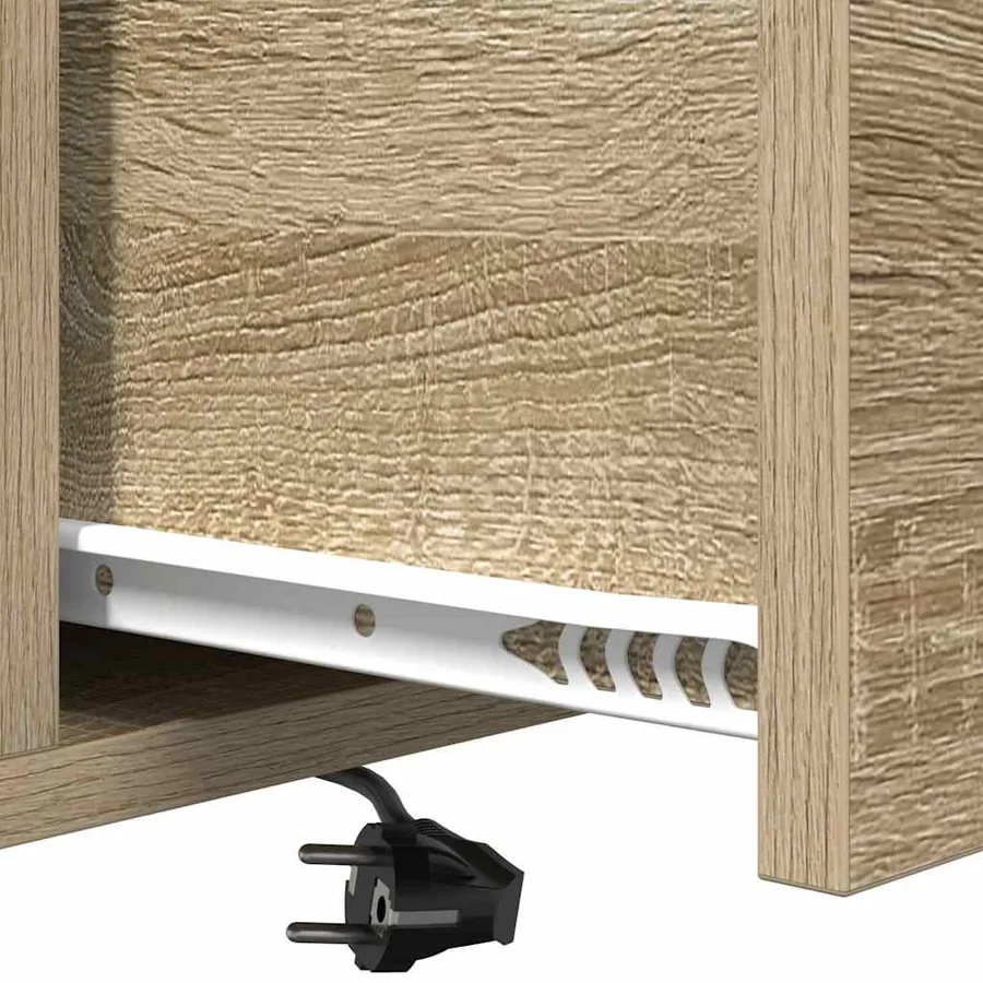 Cabinet de chevet avec tiroir Chêne Sonoma 40 x 31 x 60 cm - 8