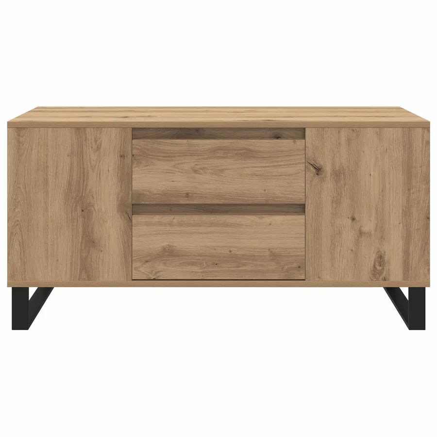 Table basse Chêne artisanal 102 x 44,5 x 50 cm - 6