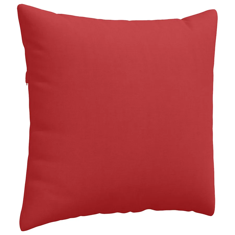 Coussins de canapé 2 pcs Rouge 45 x 45 cm tissu - 5