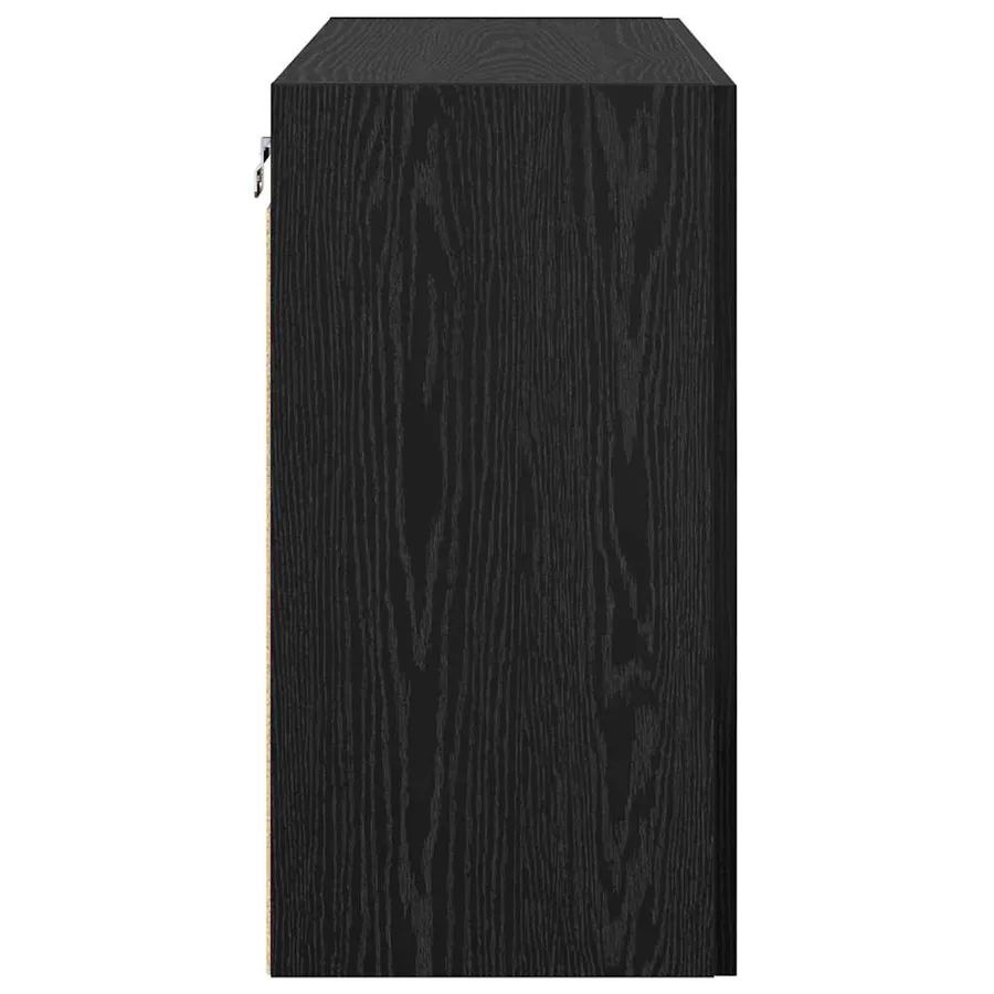 Armoire Murale Chêne noir 60 x 31 x 60 cm Bois d'ingénierie - 7