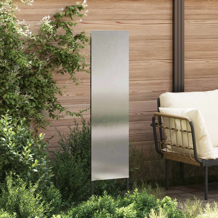 Écran de confidentialité de jardin Fretwork Argenté 32 x 140 cm - 3