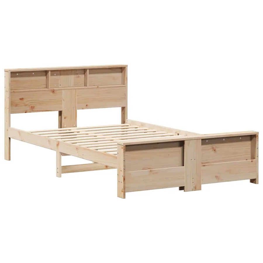 Cadre de lit Marron 120 x 200 cm Bois d'ingénierie - 4