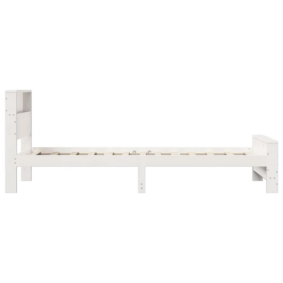 Cadre de lit Blanc 100 x 200 cm Bois d'ingénierie - 6
