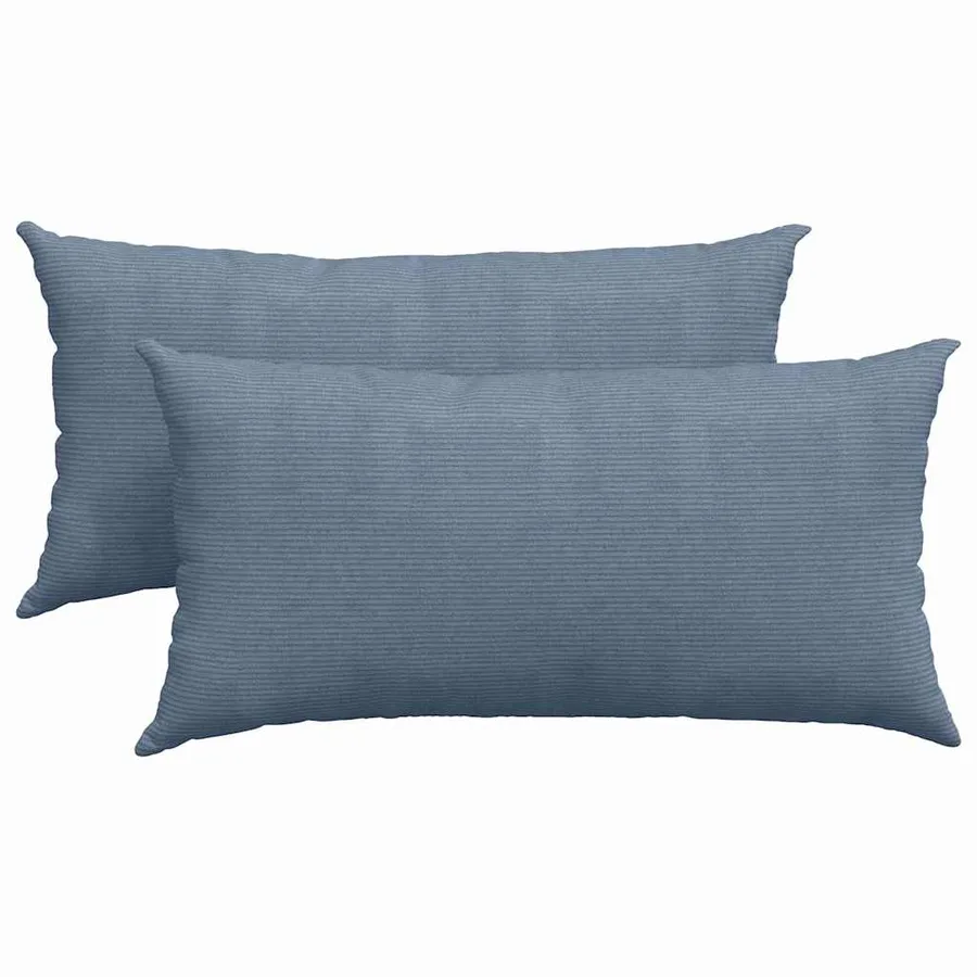 Coussins de canapé 2 pcs Bleu 80 x 40 cm - 2