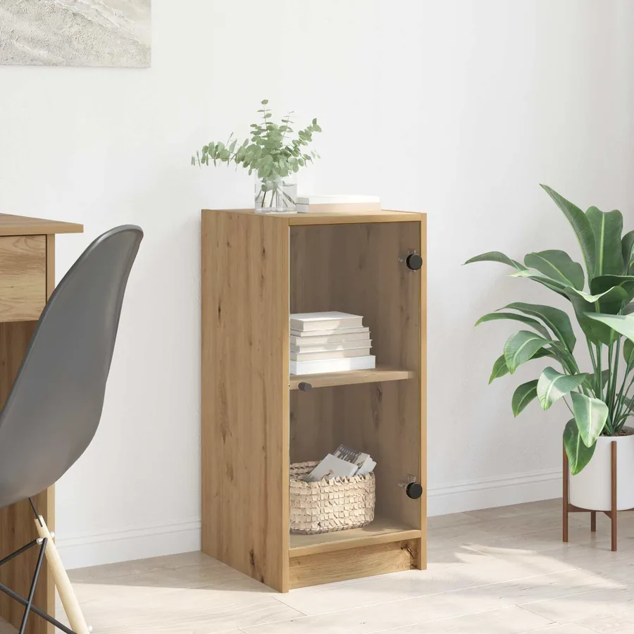 Buffet chêne artisanal 35 x 37 x 76 cm Bois d'ingénierie