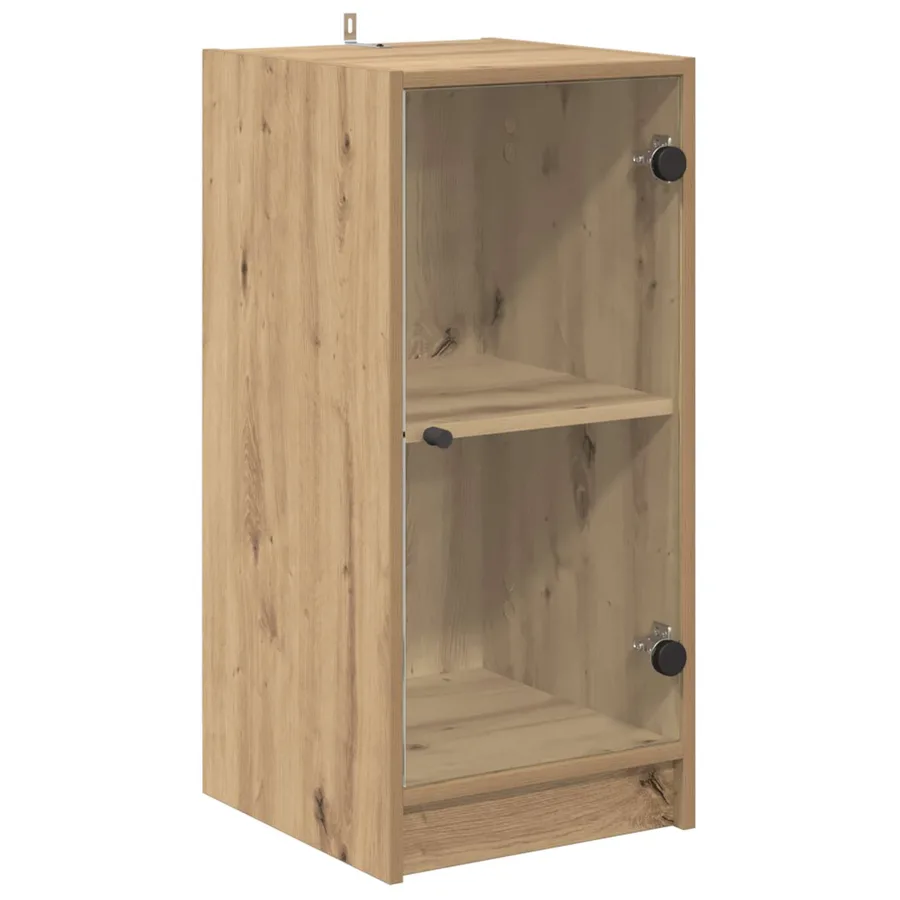 Buffet chêne artisanal 35 x 37 x 76 cm Bois d'ingénierie - 2