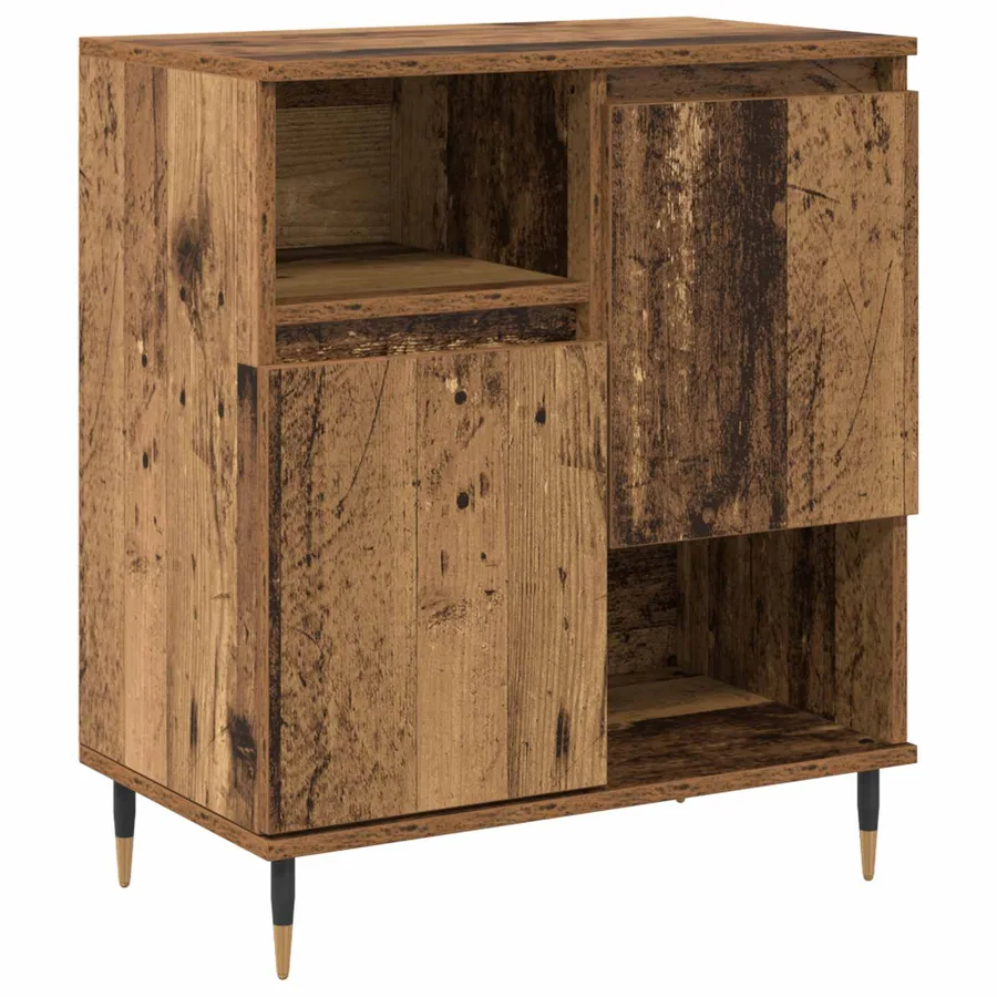 Buffets 2 pcs Bois ancien - 5