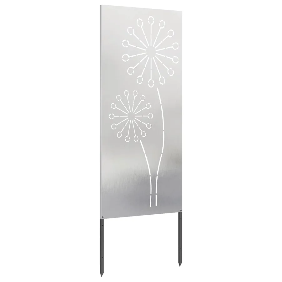Écran de confidentialité de jardin Fretwork Argenté 50 x 140 cm - 4