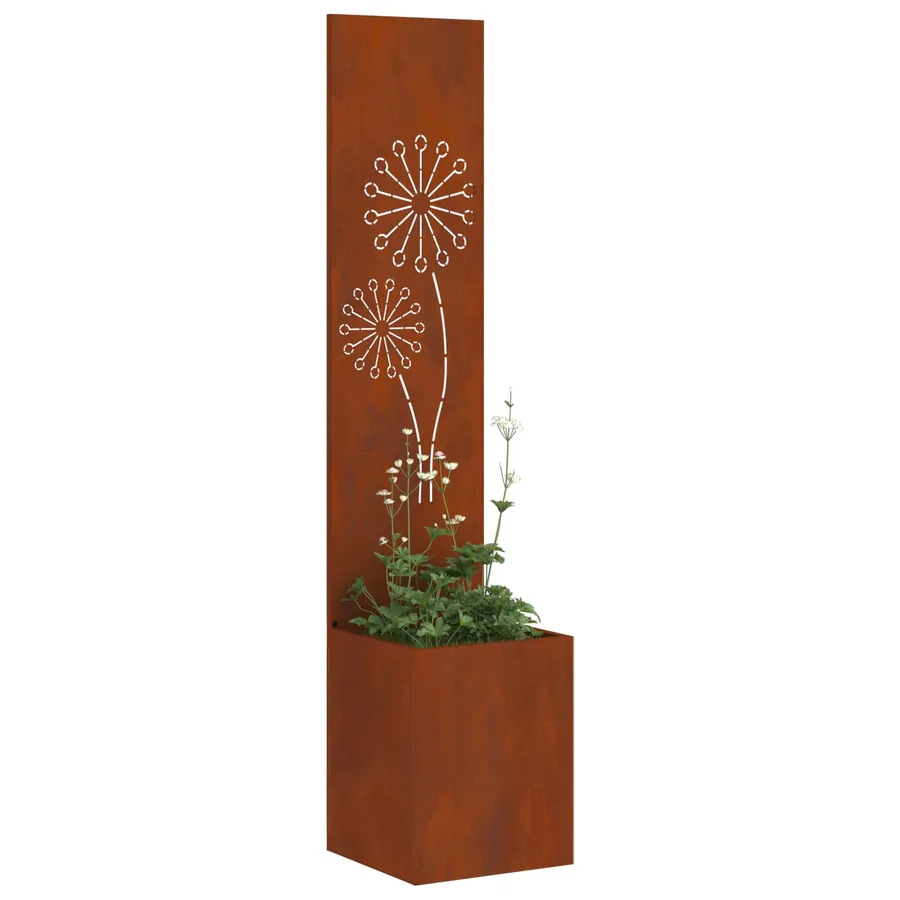 Écran de confidentialité de jardin Rouillé 32 x 32 x 150 cm - 3