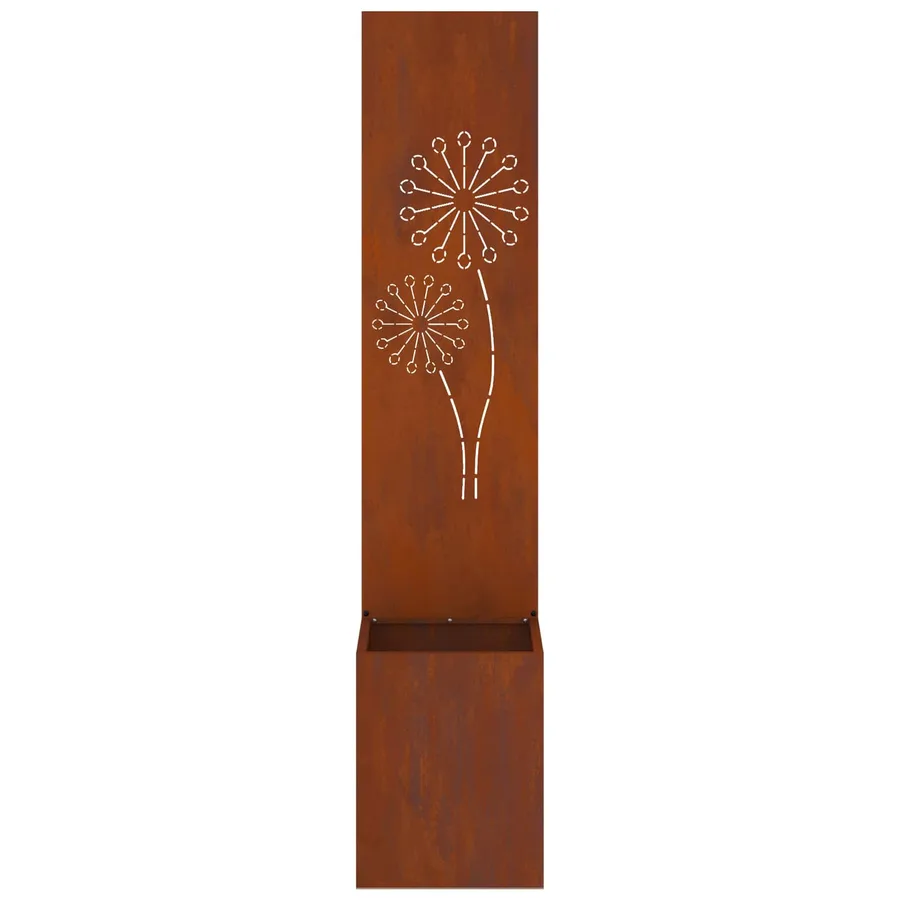 Écran de confidentialité de jardin Rouillé 32 x 32 x 150 cm - 6
