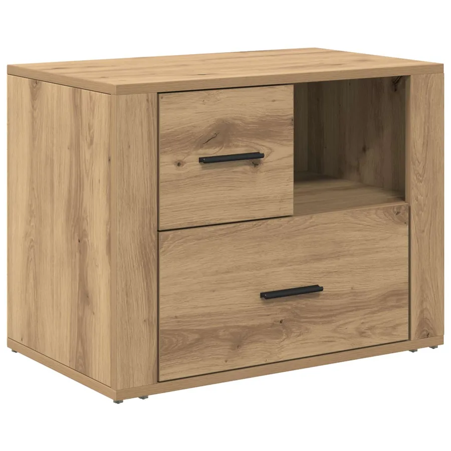 Cabinet de chevet Chêne artisanal 35 x 60 x 50 cm - 2