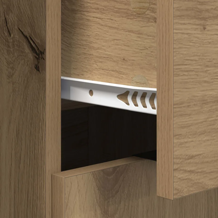 Buffet Chêne artisanal 60 x 30 x 70 cm Bois d'ingénierie - 10