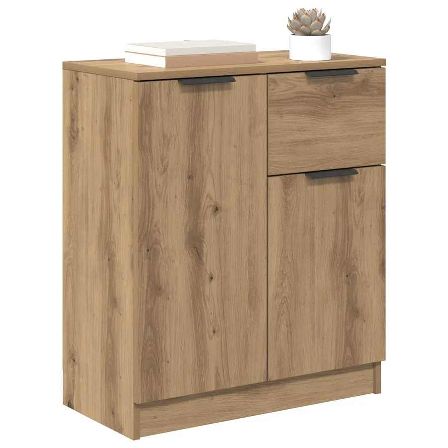 Buffet Chêne artisanal 60 x 30 x 70 cm Bois d'ingénierie - 3