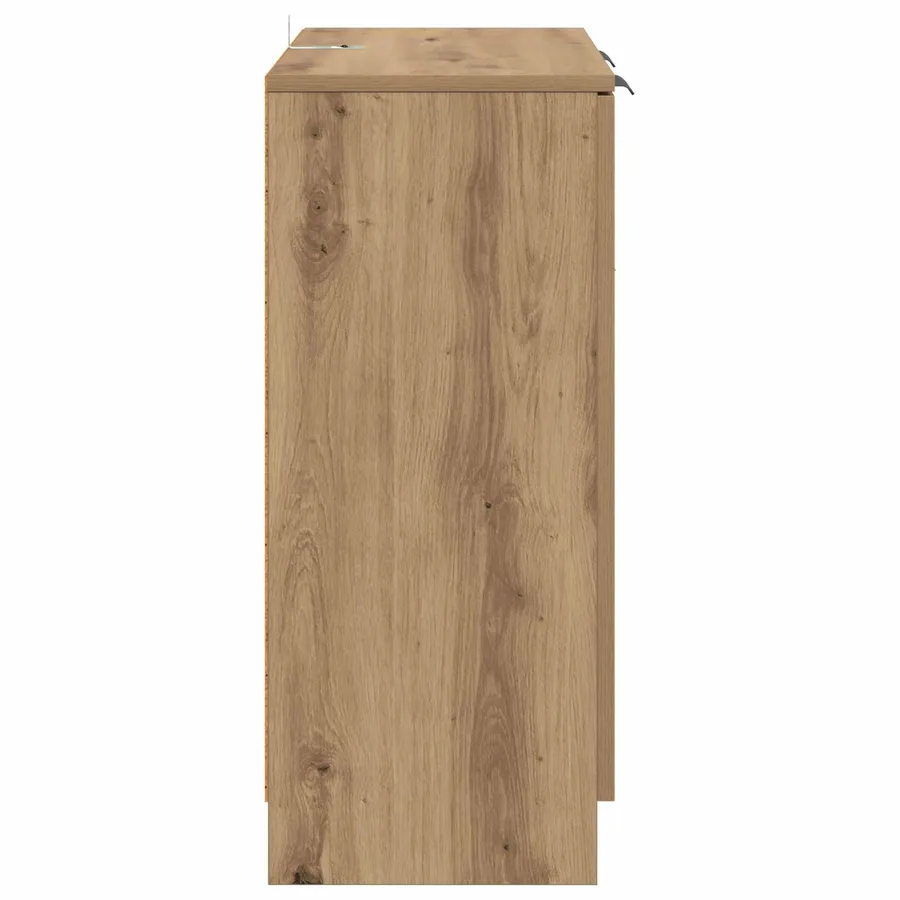 Buffet Chêne artisanal 60 x 30 x 70 cm Bois d'ingénierie - 7