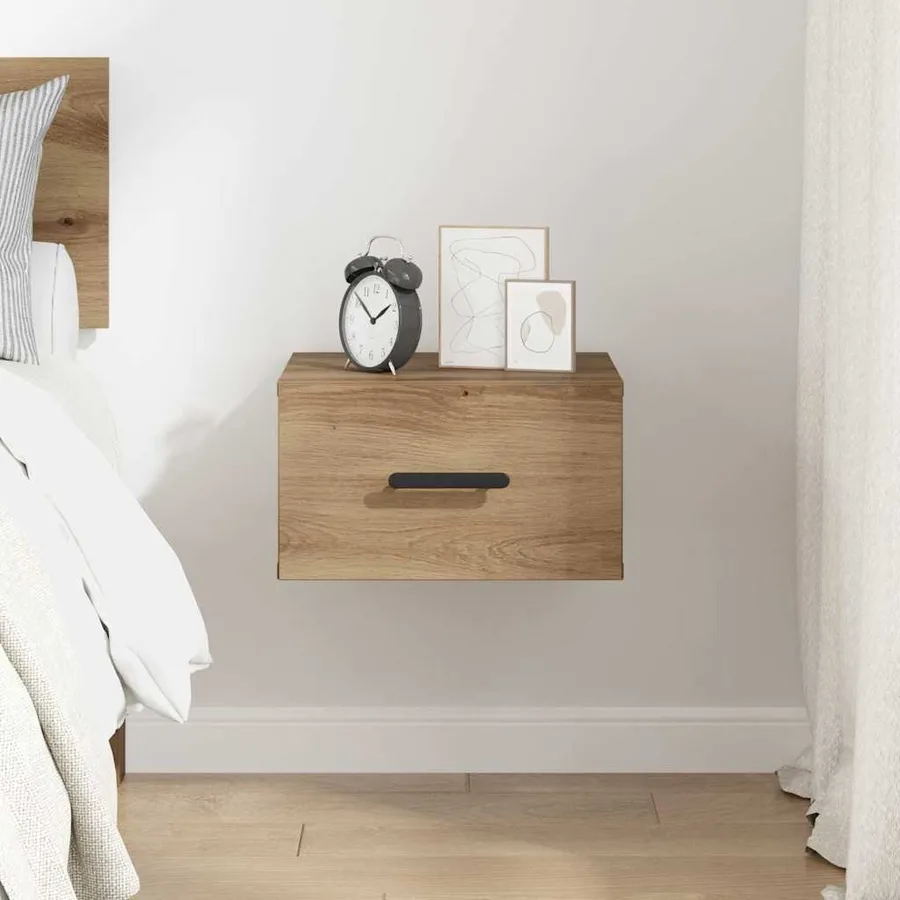 Cabinet de chevet 35 x 35 x 20 cm Bois d'ingénierie - 4