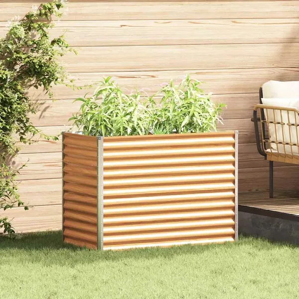 Jardinière surélevée 98 x 50 x 68 cm Acier galvanisé