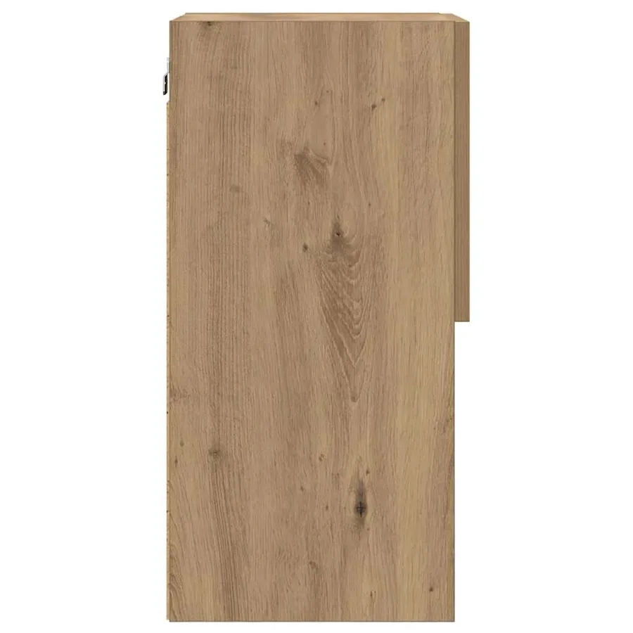 Meubles TV muraux 2 pcs Chêne artisanal Bois d'ingénierie - 9