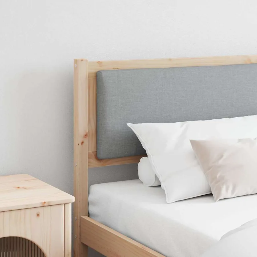 Tête de lit Marron Bois massif en pin