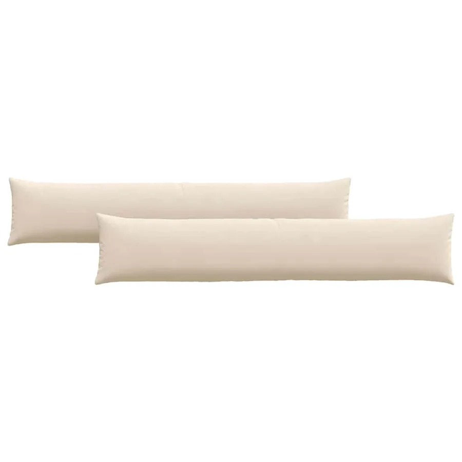 Coussins de canapé 2 pcs Beige 200 x 40 cm tissu - 2