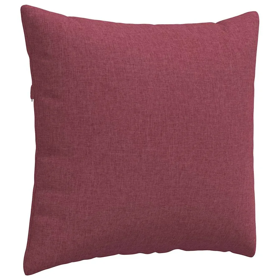 Coussins de canapé 2 pcs Bordeaux 45 x 45 cm tissu - 5
