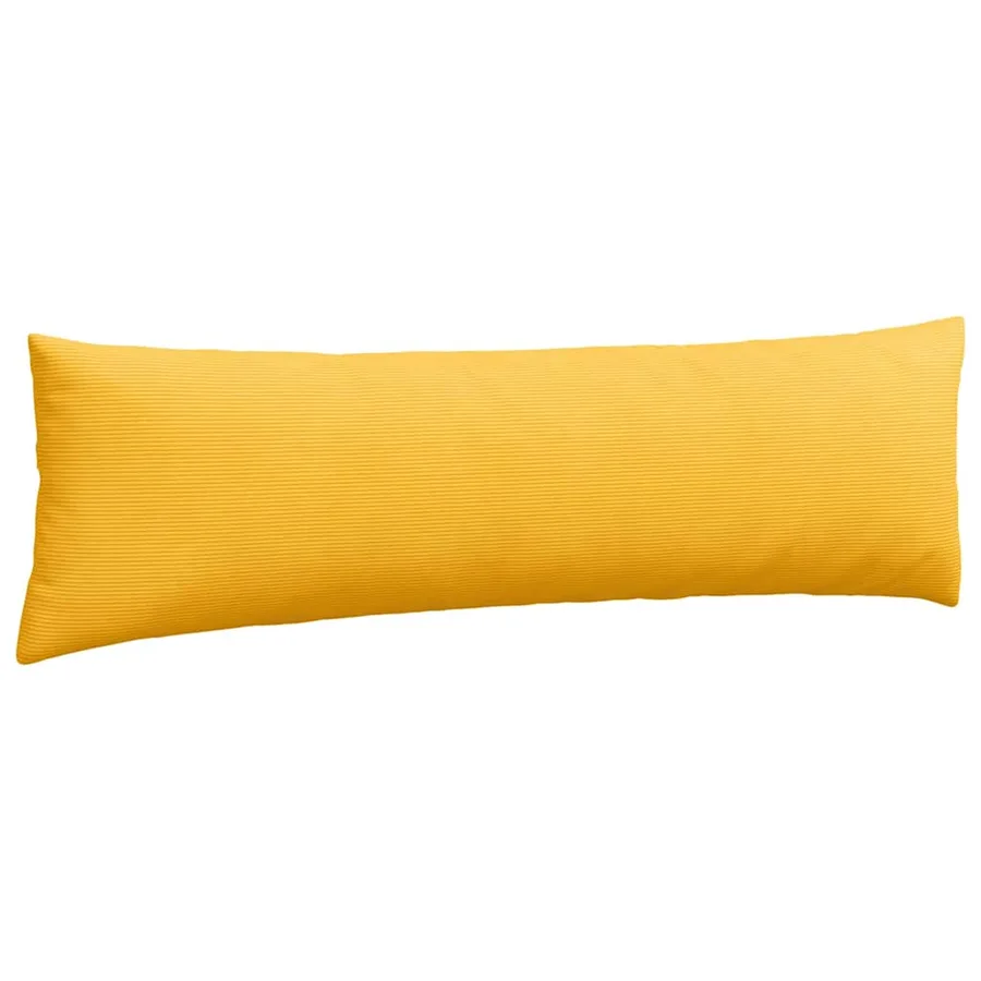 Coussins de canapé 2 pcs Jaune clair 145 x 40 cm - 5