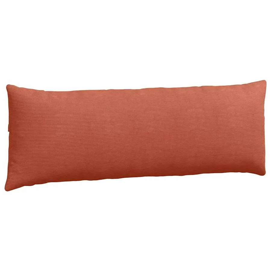 Coussins de canapé 2 pcs Rouge orange 120 x 40 cm - 5
