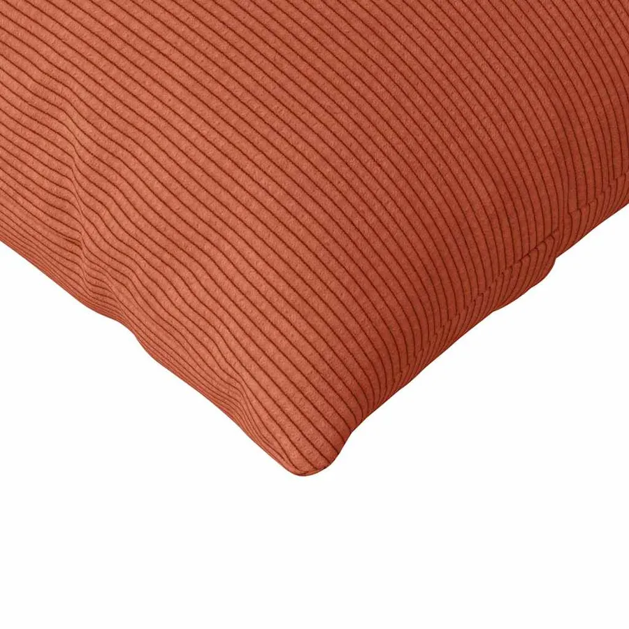 Coussins de canapé 2 pcs Rouge orange 120 x 40 cm - 7