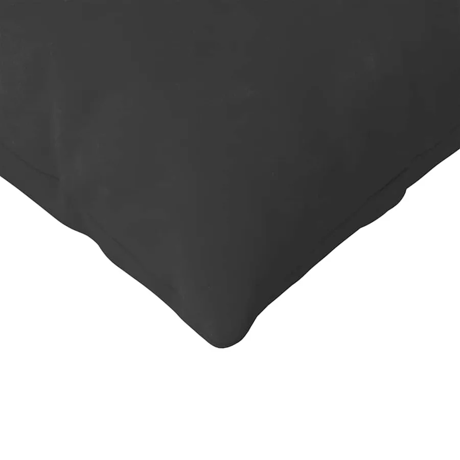 Coussins de canapé 2 pcs Noir 200 x 40 cm tissu - 7