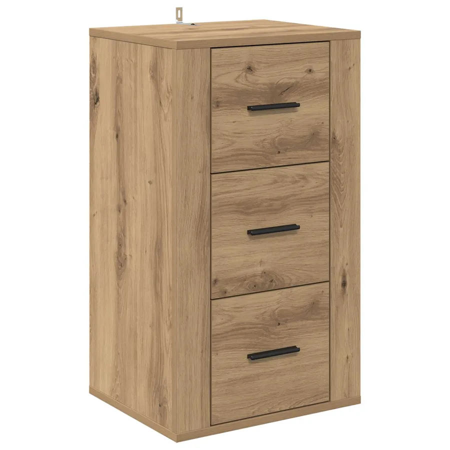 Buffet Chêne artisanal 40 x 33 x 70 cm Bois d'ingénierie - 2
