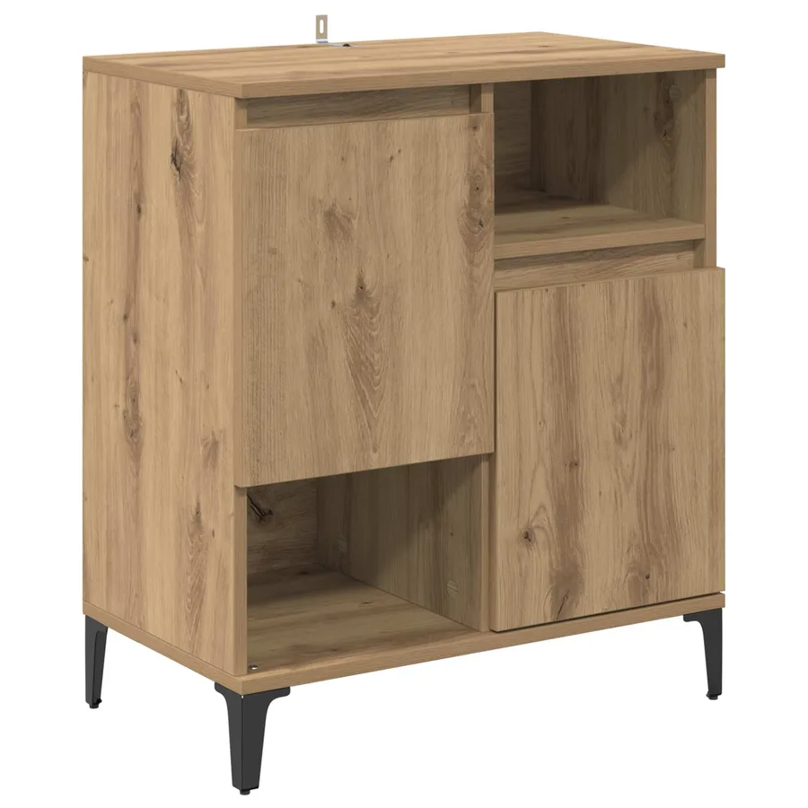 Buffet Chêne artisanal 60 x 35 x 70 cm Bois d'ingénierie - 2