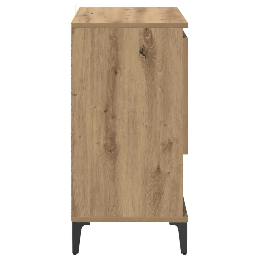 Buffet Chêne artisanal 60 x 35 x 70 cm Bois d'ingénierie - 7